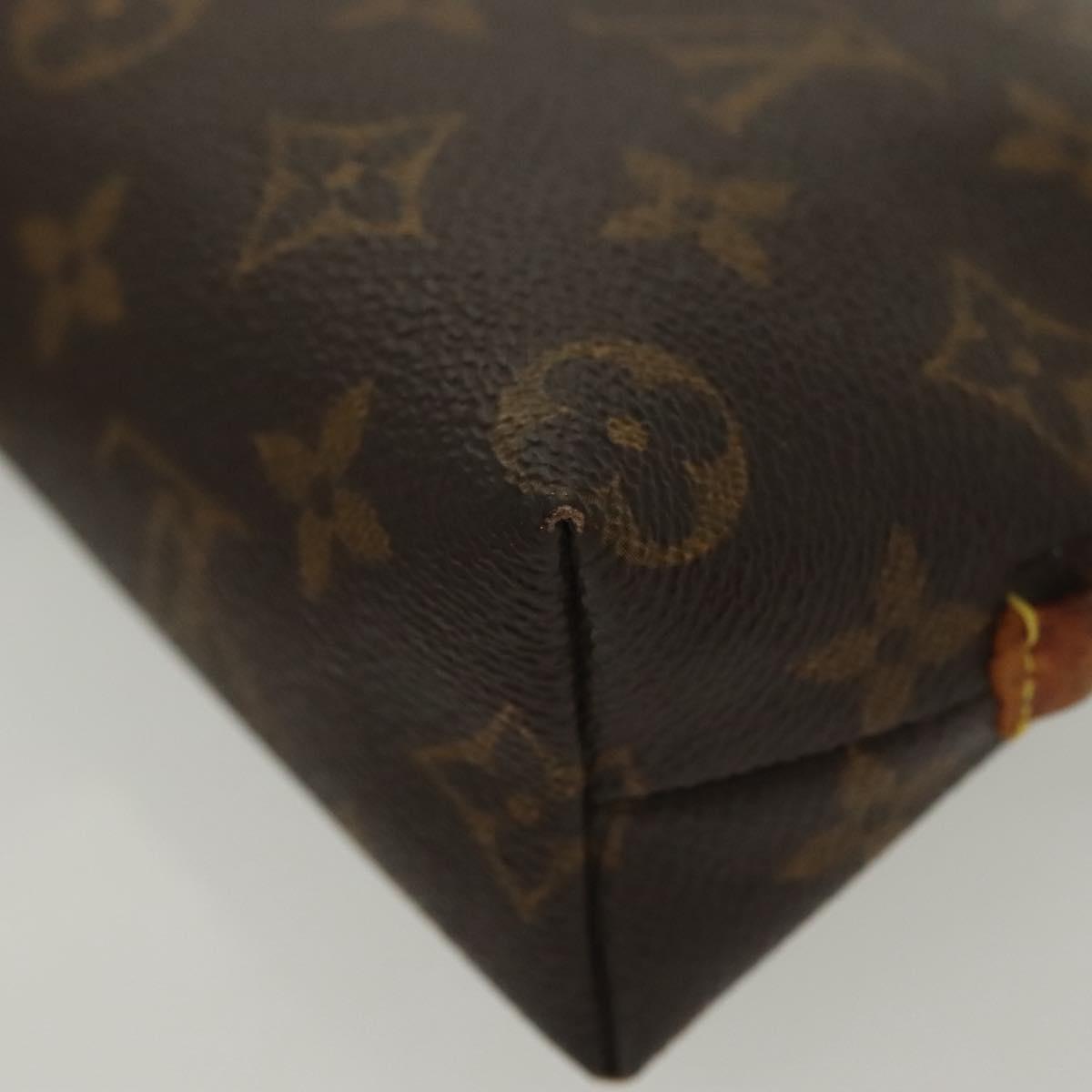LOUIS VUITTON Monogram Pochette Cosmetic PM Pouch M43998 LV Auth 137257