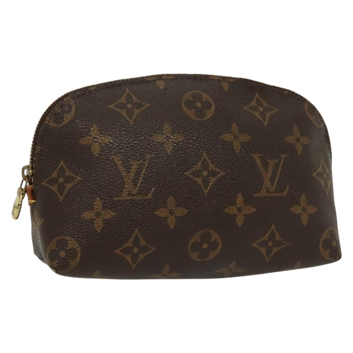 LOUIS VUITTON Monogram Pochette Cosmetic PM Pouch M43998 LV Auth 137257