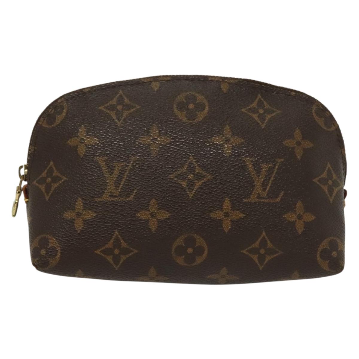 LOUIS VUITTON Monogram Pochette Cosmetic PM Pouch M43998 LV Auth 137257