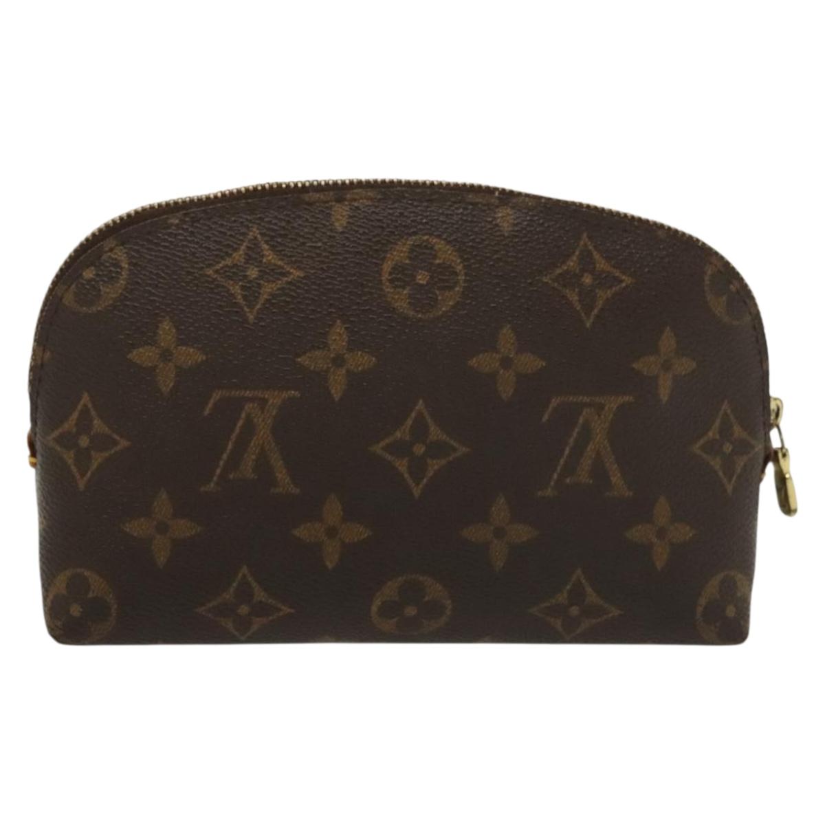 LOUIS VUITTON Monogram Pochette Cosmetic PM Pouch M43998 LV Auth 137257