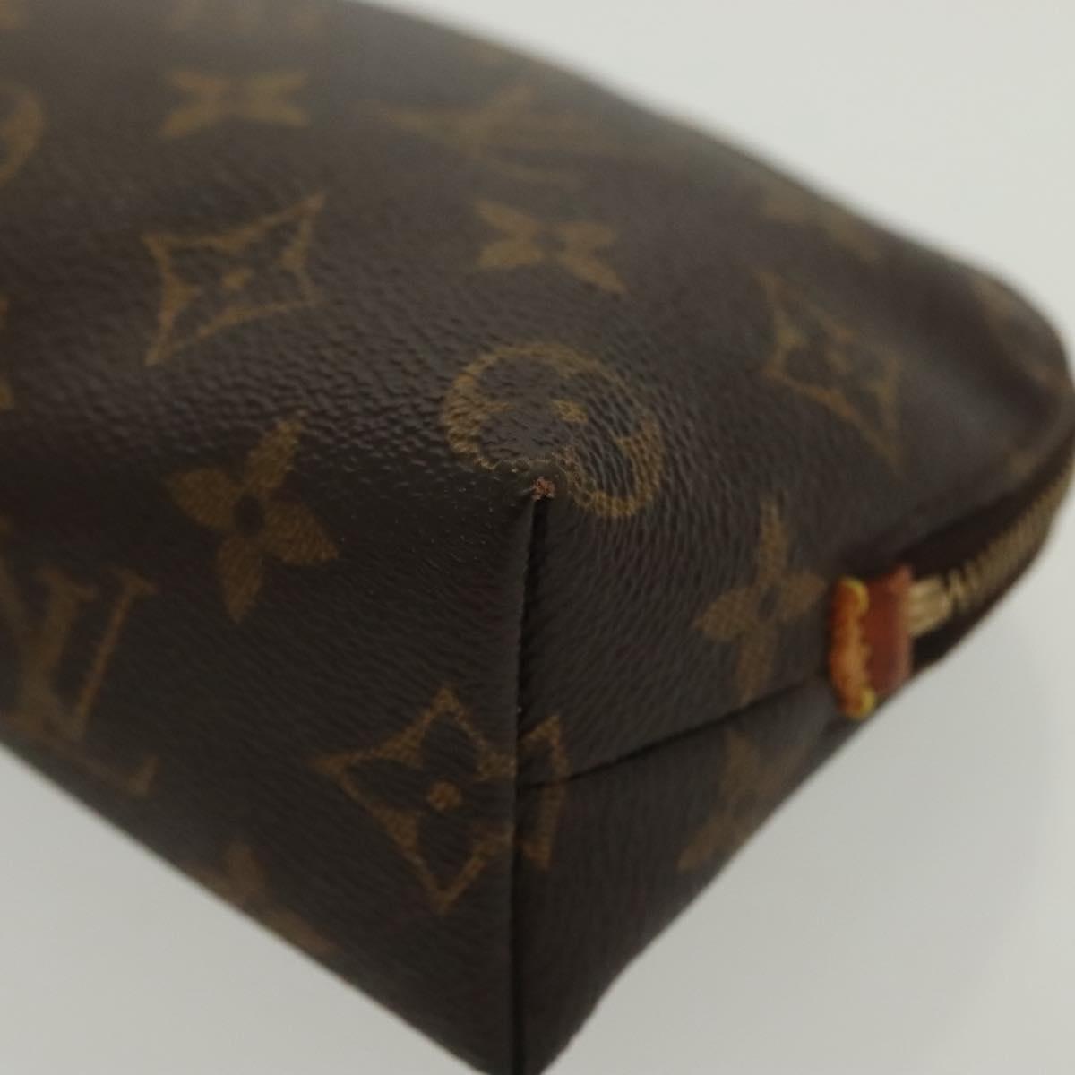 LOUIS VUITTON Monogram Pochette Cosmetic PM Pouch M43998 LV Auth 137257