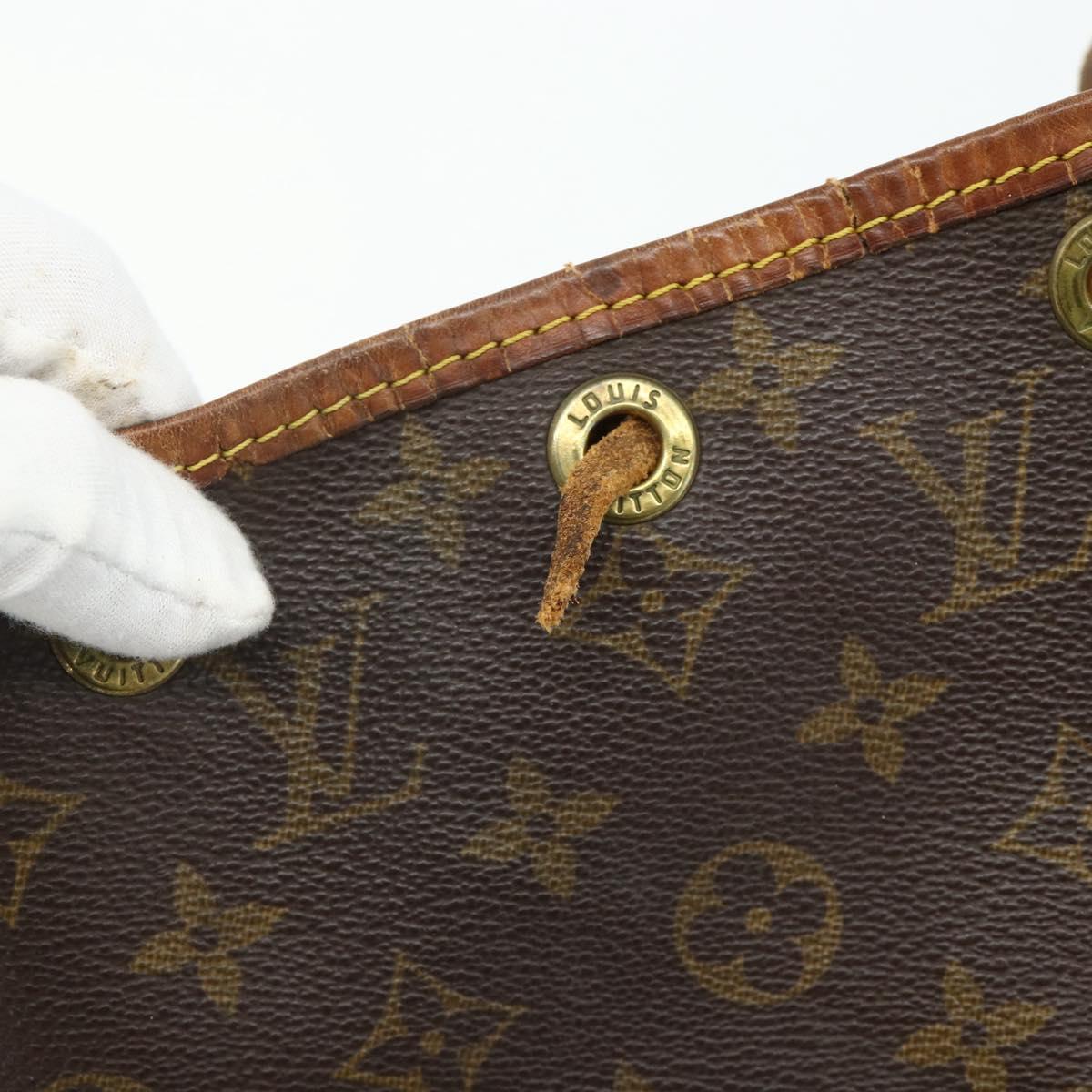 LOUIS VUITTON Monogram Petit Noe Shoulder Bag M42226 LV Auth 137263