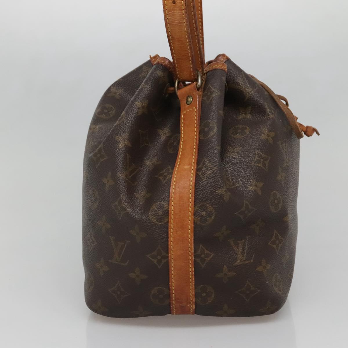 LOUIS VUITTON Monogram Petit Noe Shoulder Bag M42226 LV Auth 137263