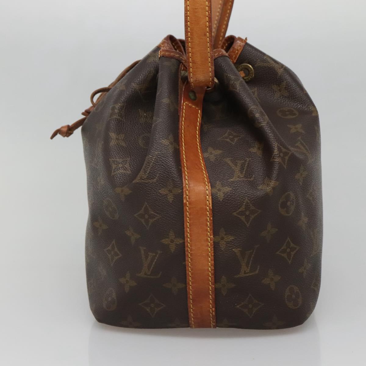 LOUIS VUITTON Monogram Petit Noe Shoulder Bag M42226 LV Auth 137263