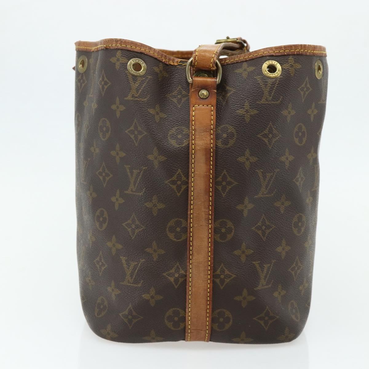LOUIS VUITTON Monogram Petit Noe Shoulder Bag M42226 LV Auth 137263