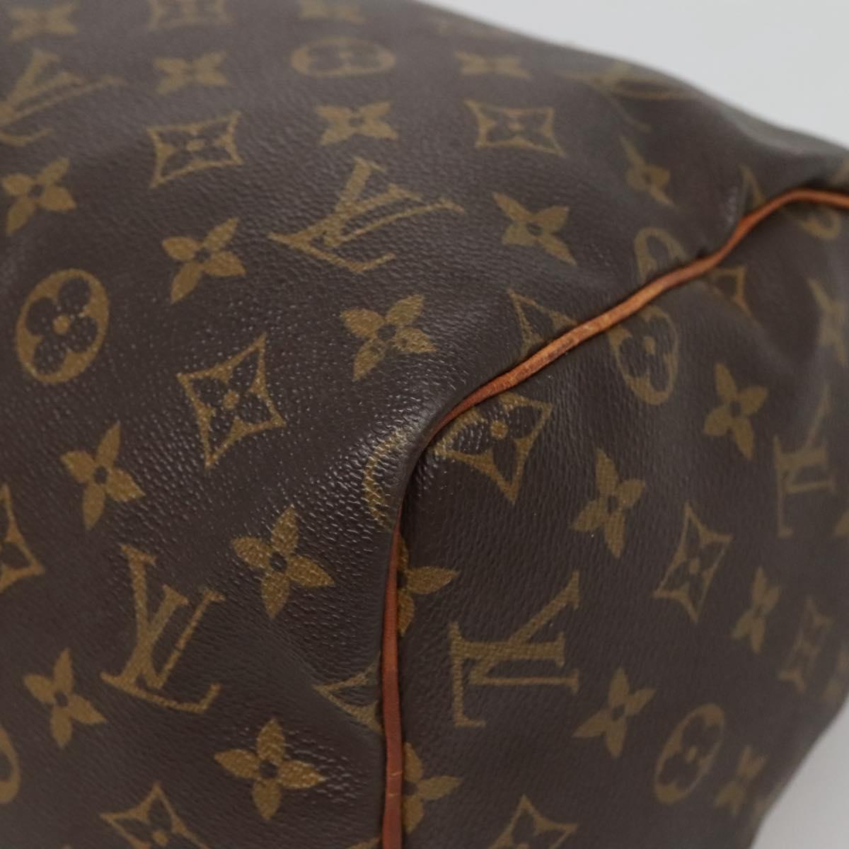 LOUIS VUITTON Monogram Speedy 30 Hand Bag M41526 LV Auth 137270