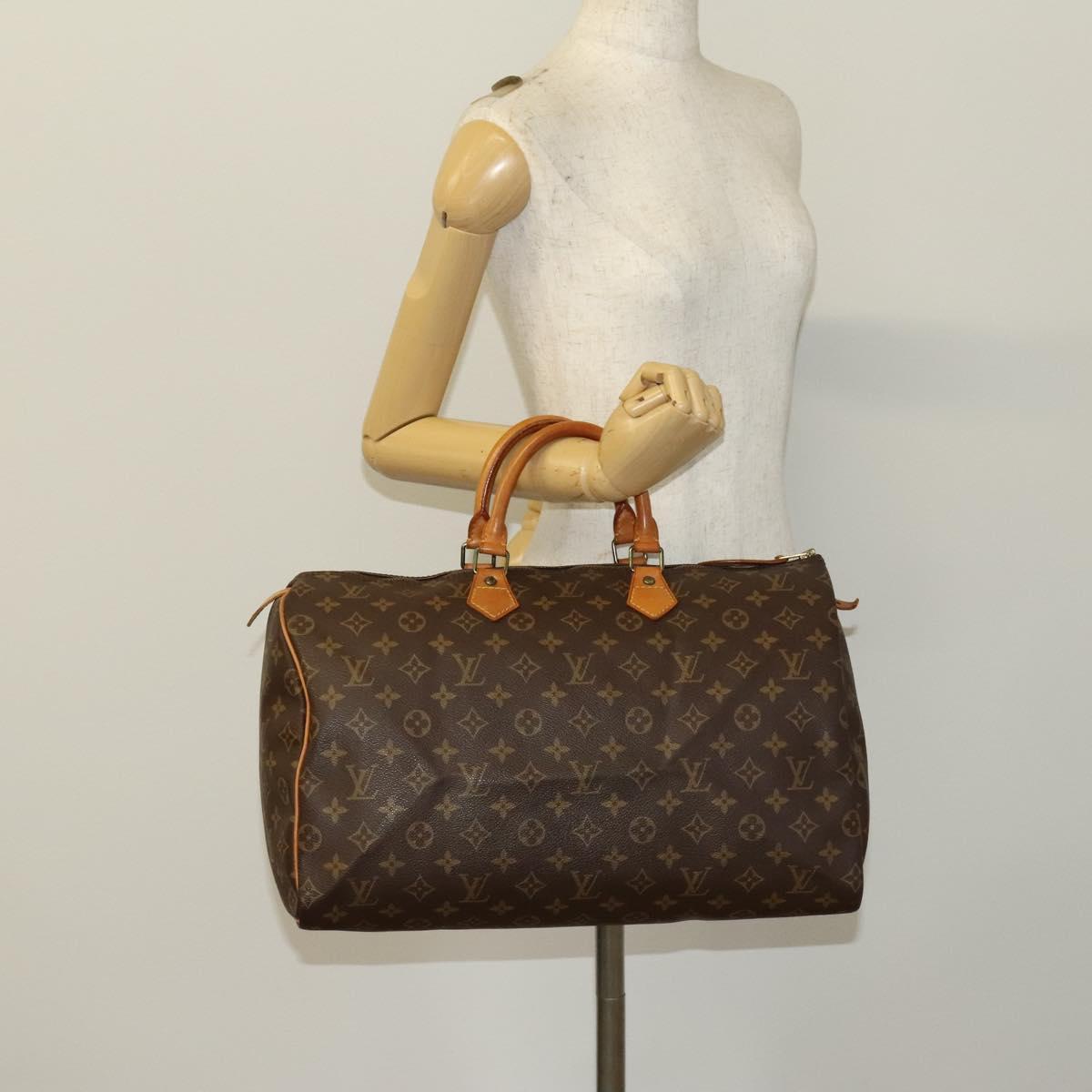 LOUIS VUITTON Monogram Speedy 40 Hand Bag M41522 LV Auth 137272
