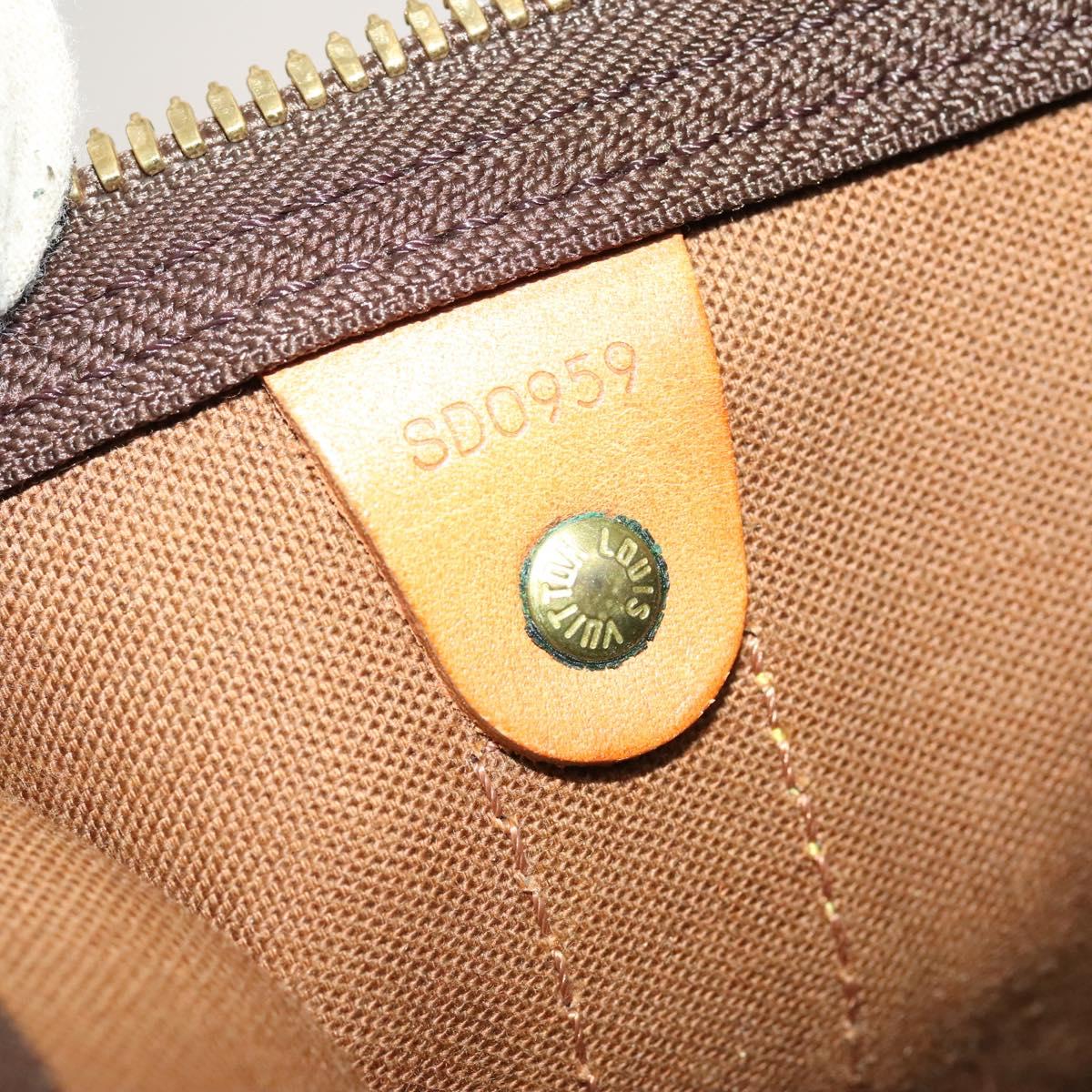 LOUIS VUITTON Monogram Keepall 50 Boston Bag M41426 LV Auth 137273