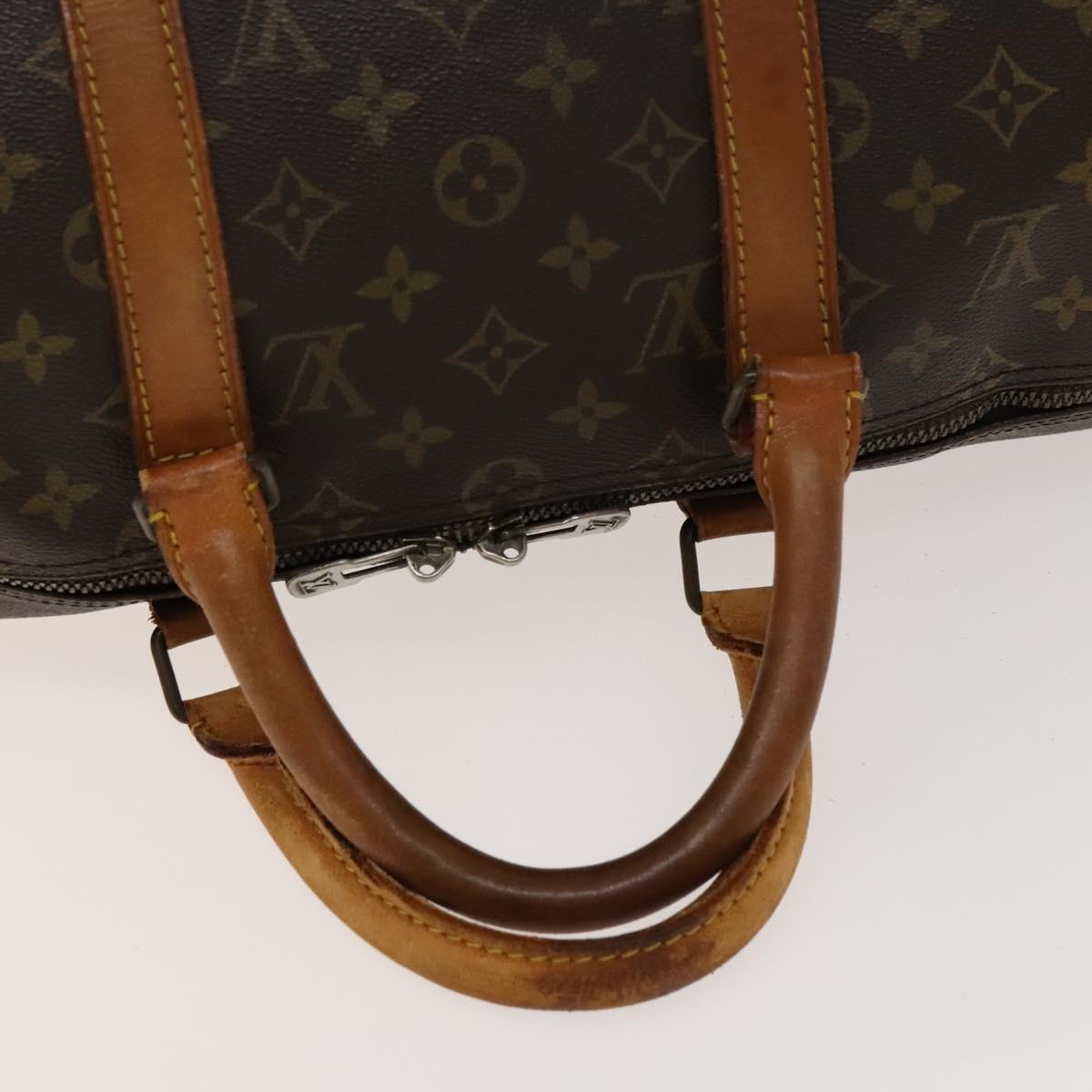 LOUIS VUITTON Monogram Keepall 50 Boston Bag M41426 LV Auth 137274