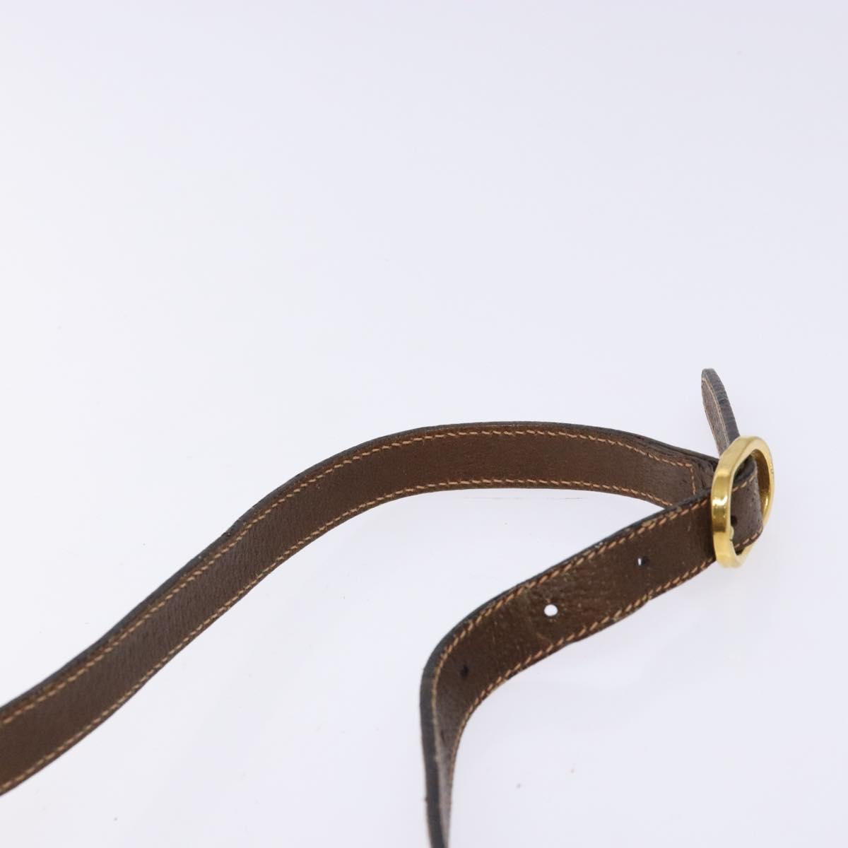 GUCCI GG Supreme Web Sherry Line Bag PVC Beige Gold 89 02 032 Auth 137285