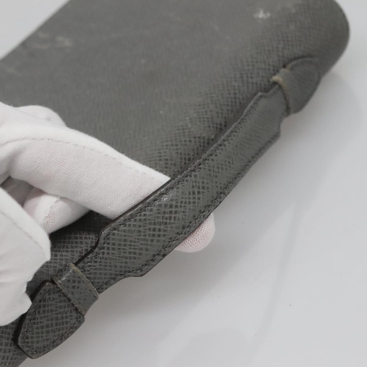 LOUIS VUITTON Taiga Zippy XL Long Wallet Gracie M42856 LV Auth 137308