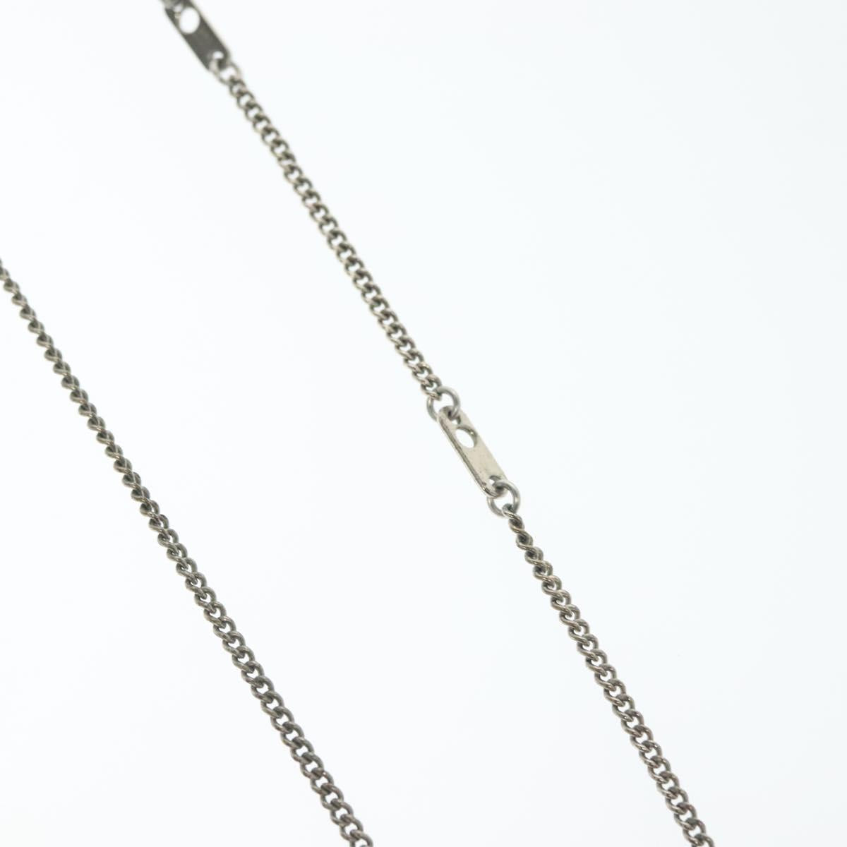 LOUIS VUITTON Collier LV Fluo Necklace metal Yellow Silver MP2143 LV Auth 137309