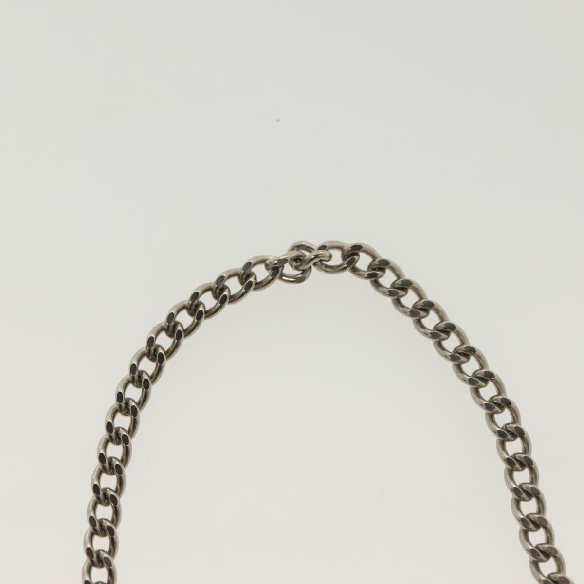 LOUIS VUITTON Porte Monnaie Flocon Charm metal Silver M58219 LV Auth 137311