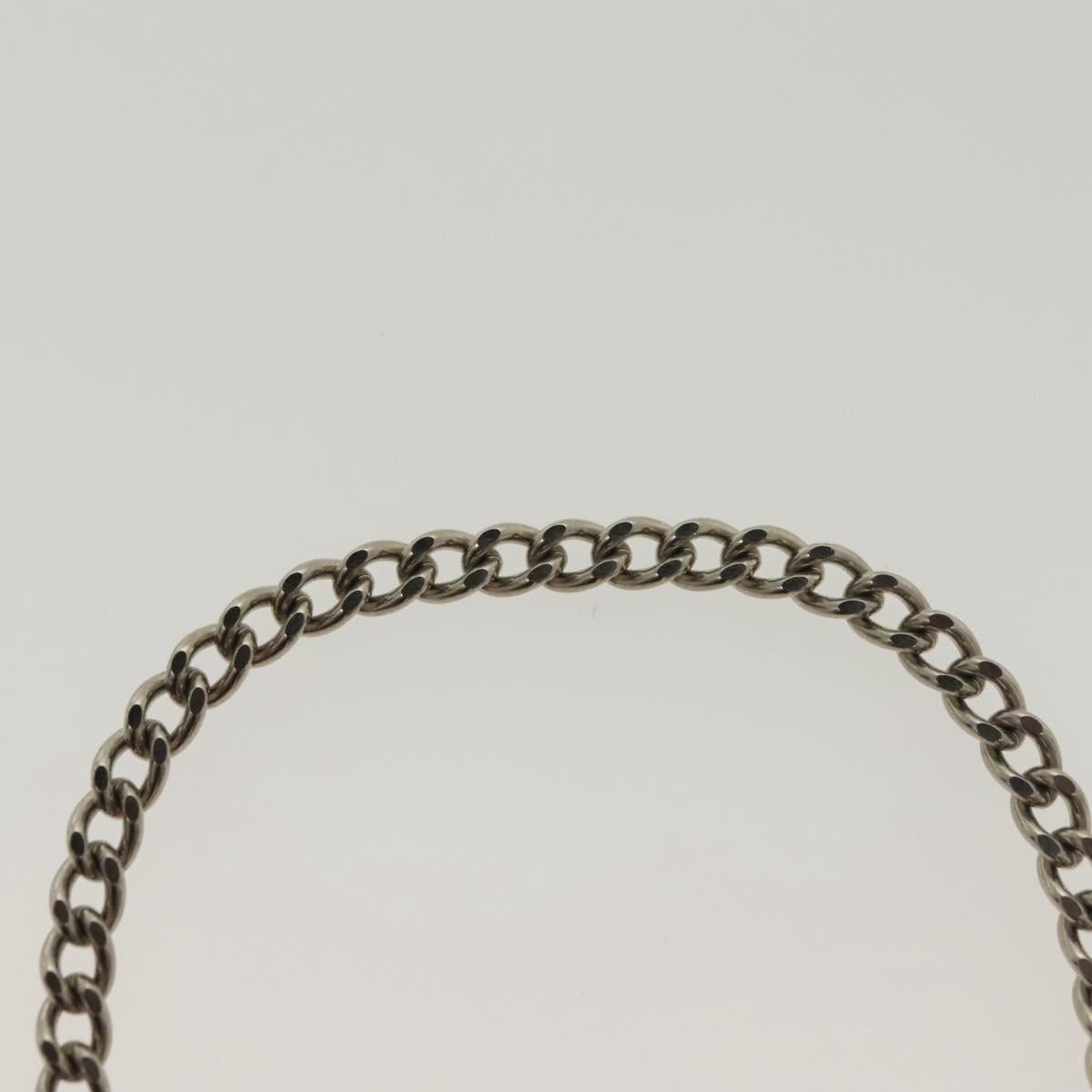 LOUIS VUITTON Porte Monnaie Flocon Charm metal Silver M58219 LV Auth 137311