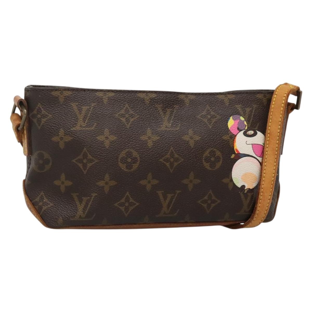 LOUIS VUITTON Monogram Panda Trotteur Shoulder Bag M51241 LV Auth 137325