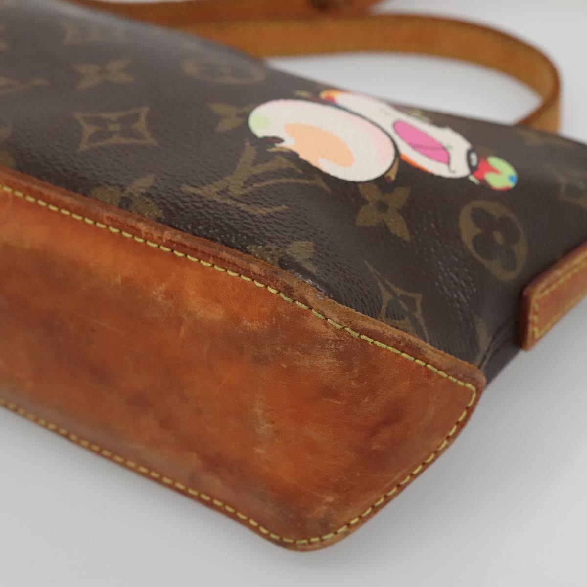 LOUIS VUITTON Monogram Panda Trotteur Shoulder Bag M51241 LV Auth 137325