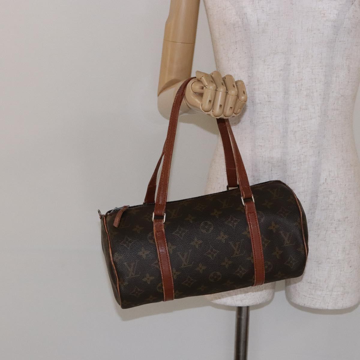 LOUIS VUITTON Monogram Papillon 26 Hand Bag Vintage M51386 LV Auth 137327