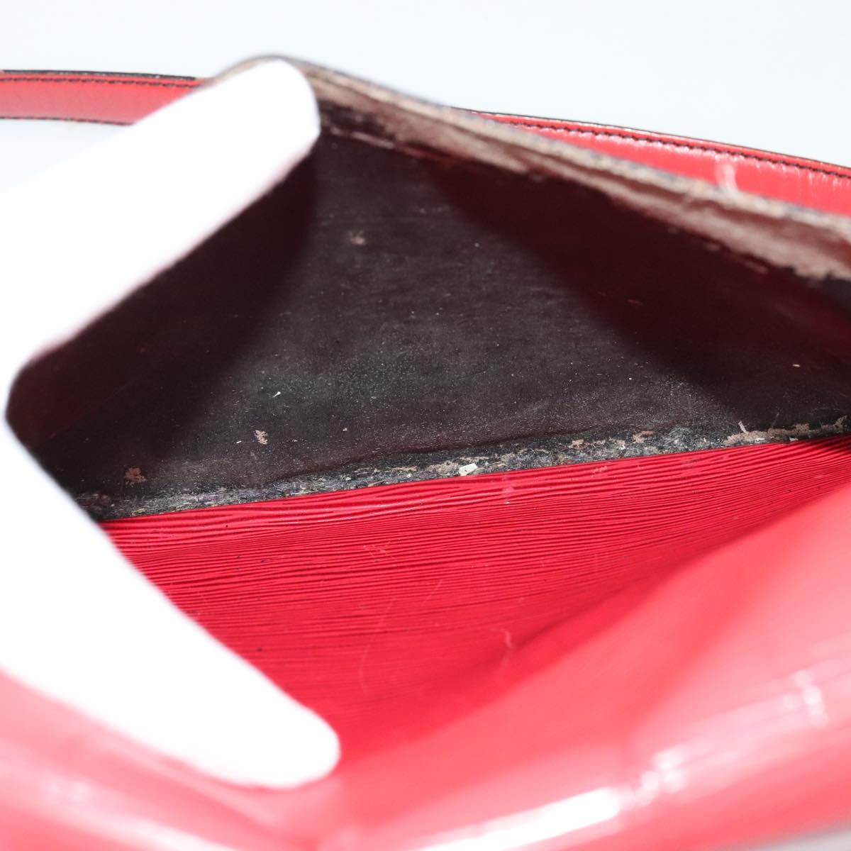 LOUIS VUITTON Epi Saint Cloud GM Shoulder Bag Red M52197 LV Auth 137330