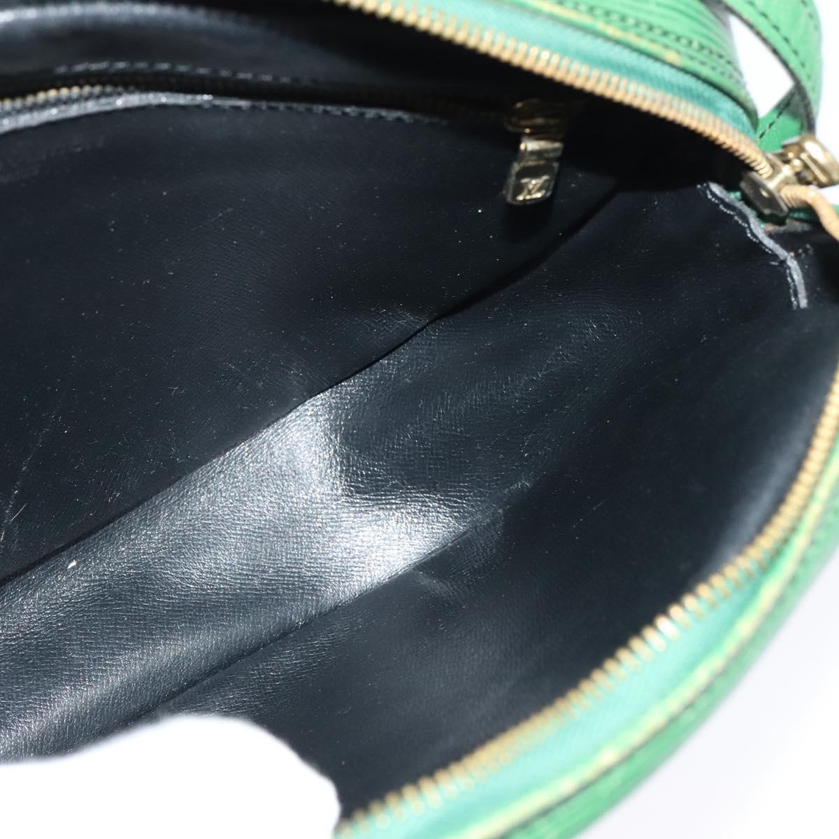 LOUIS VUITTON Epi Jeune Fille MM Shoulder Bag Green M52154 LV Auth 137335