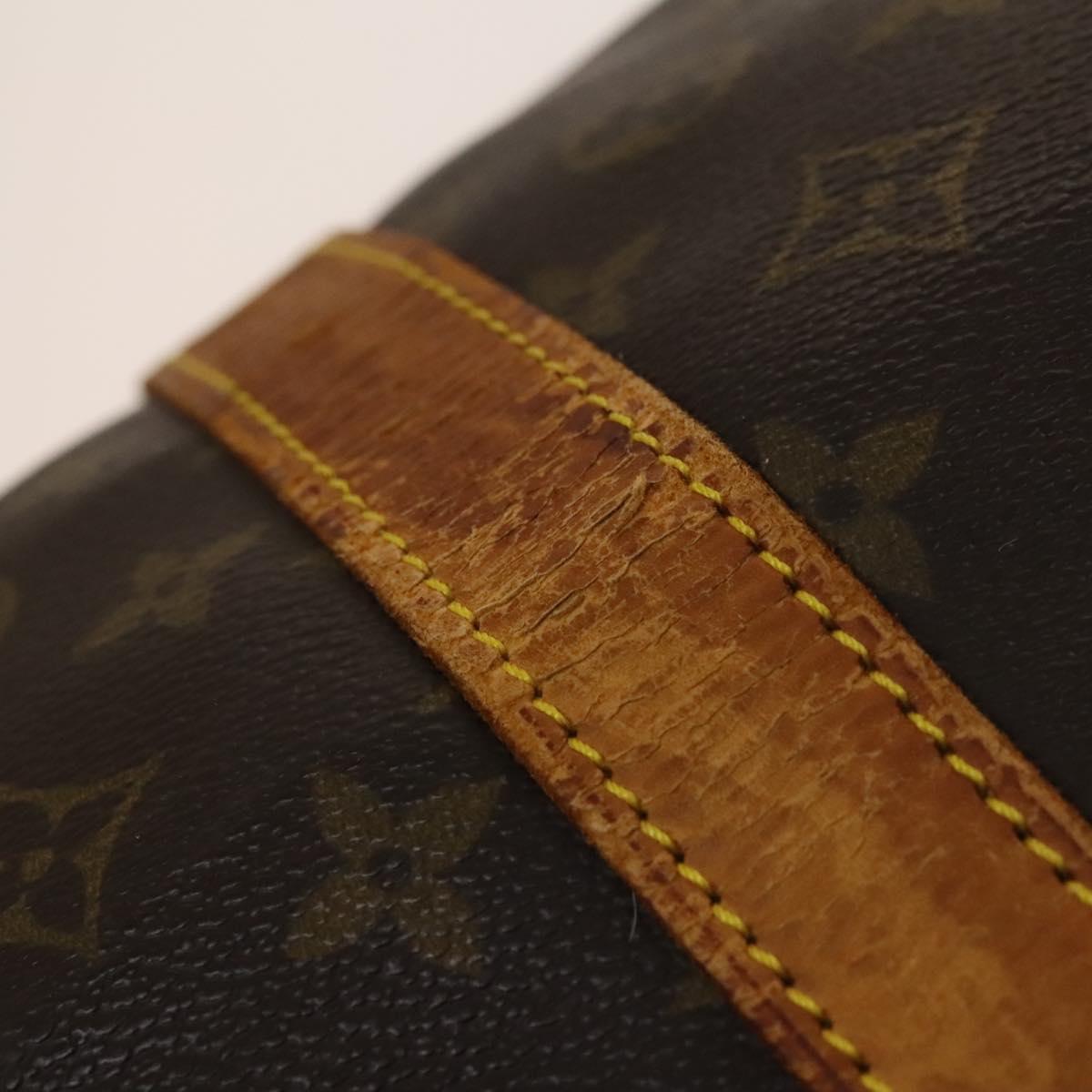 LOUIS VUITTON Monogram Keepall Bandouliere 60 Boston Bag M41412 LV Auth 137349