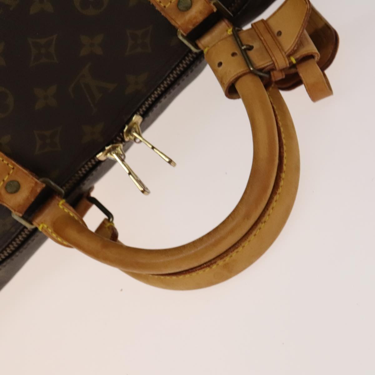 LOUIS VUITTON Monogram Keepall Bandouliere 60 Boston Bag M41412 LV Auth 137349