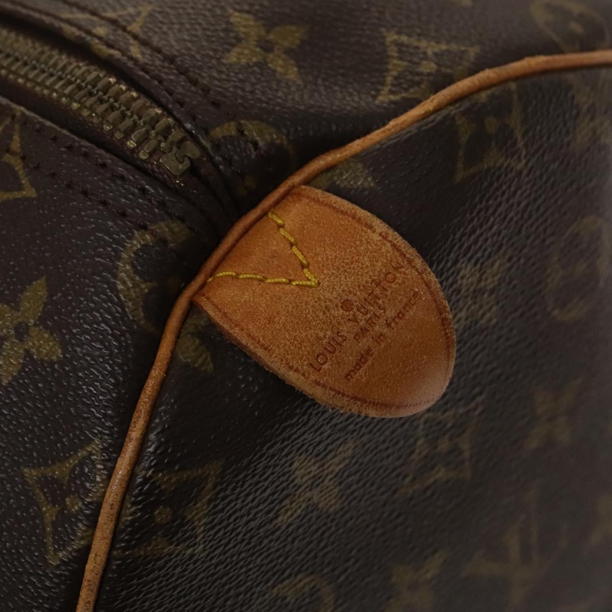 LOUIS VUITTON Monogram Keepall 55 Boston Bag M41424 LV Auth 137350