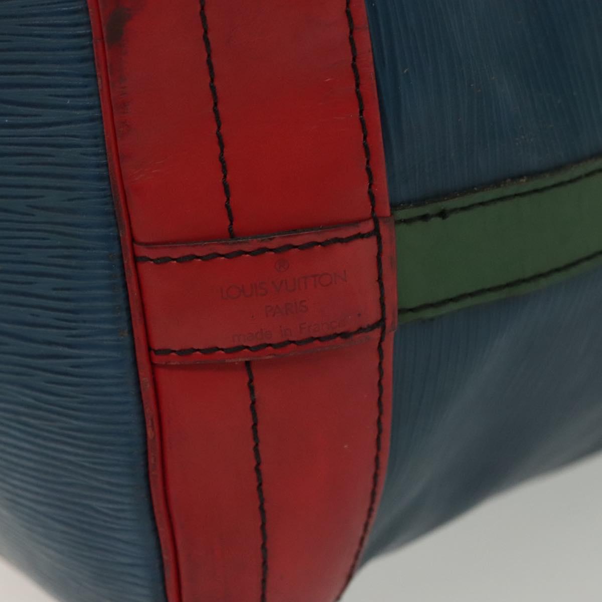 LOUIS VUITTON Epi Toriko Color Noe Bag Red Blue Green M44084 LV Auth 137355