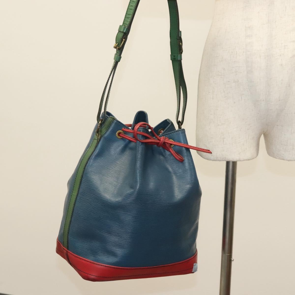 LOUIS VUITTON Epi Toriko Color Noe Bag Red Blue Green M44084 LV Auth 137355