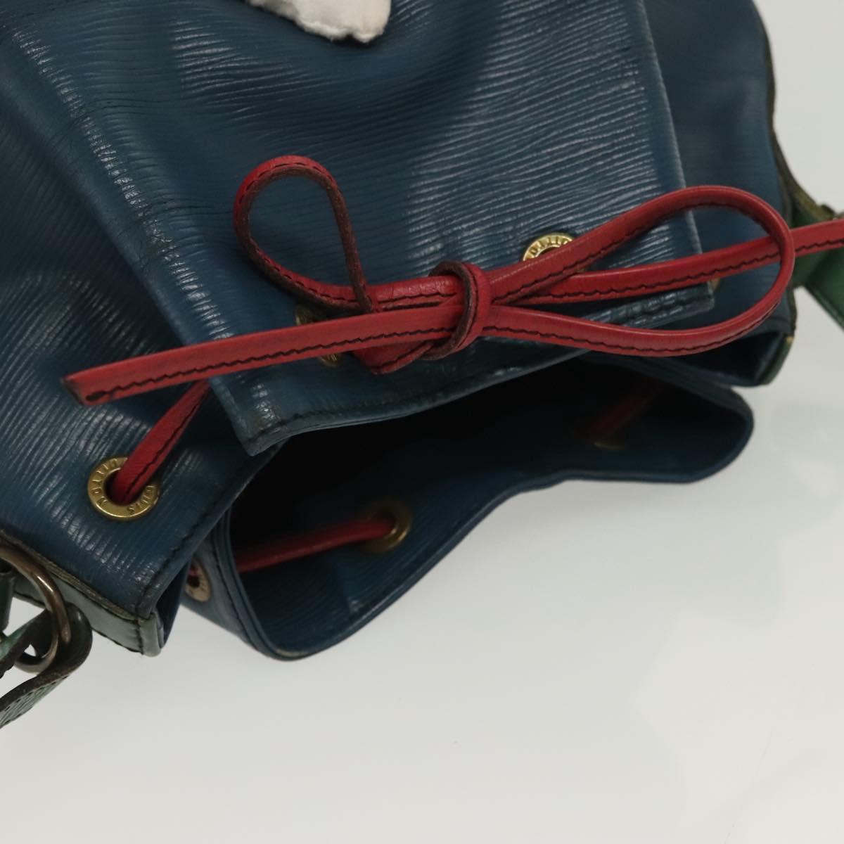 LOUIS VUITTON Epi Toriko Color Noe Bag Red Blue Green M44084 LV Auth 137355