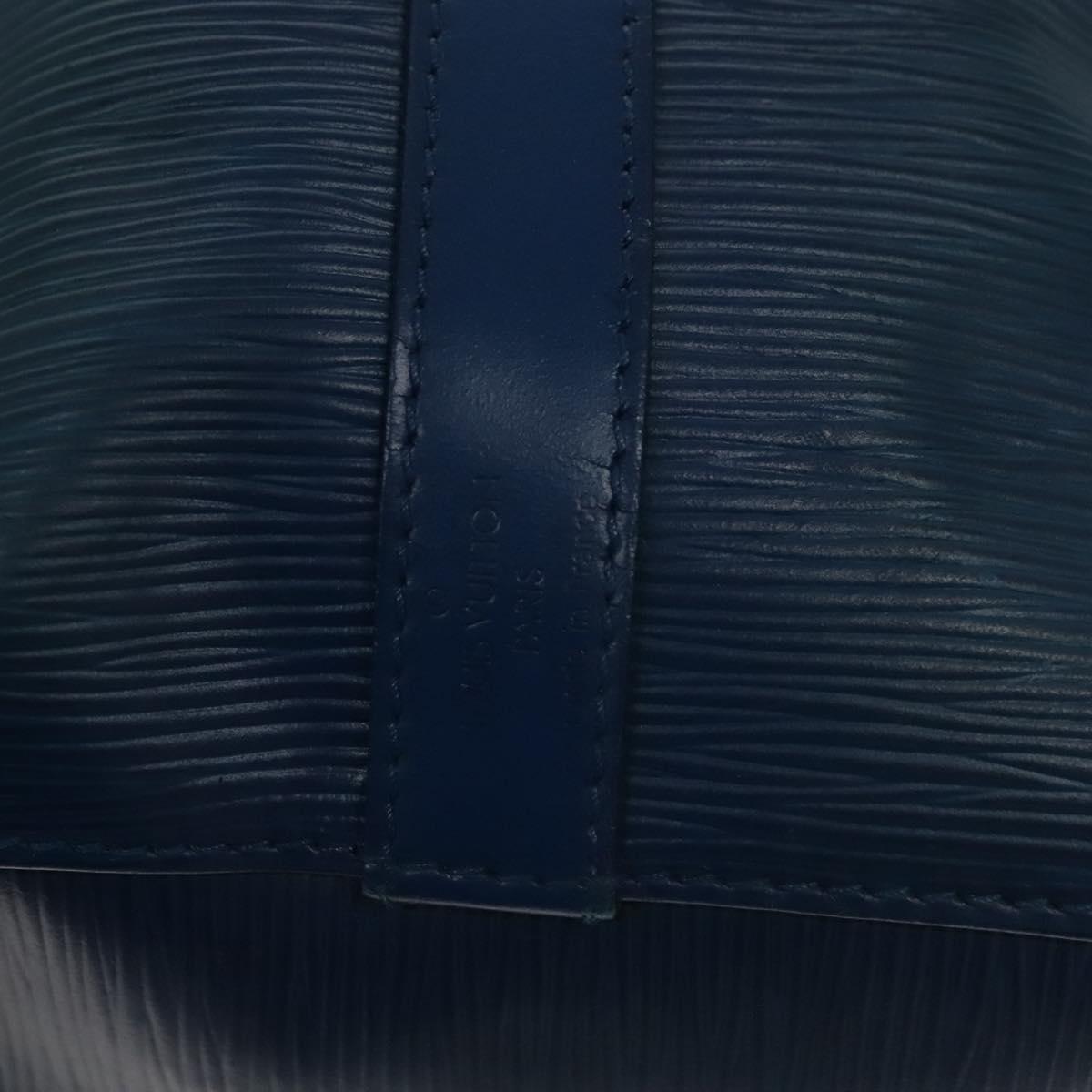 LOUIS VUITTON Epi Petit Noe Shoulder Bag Blue M44105 LV Auth 137358