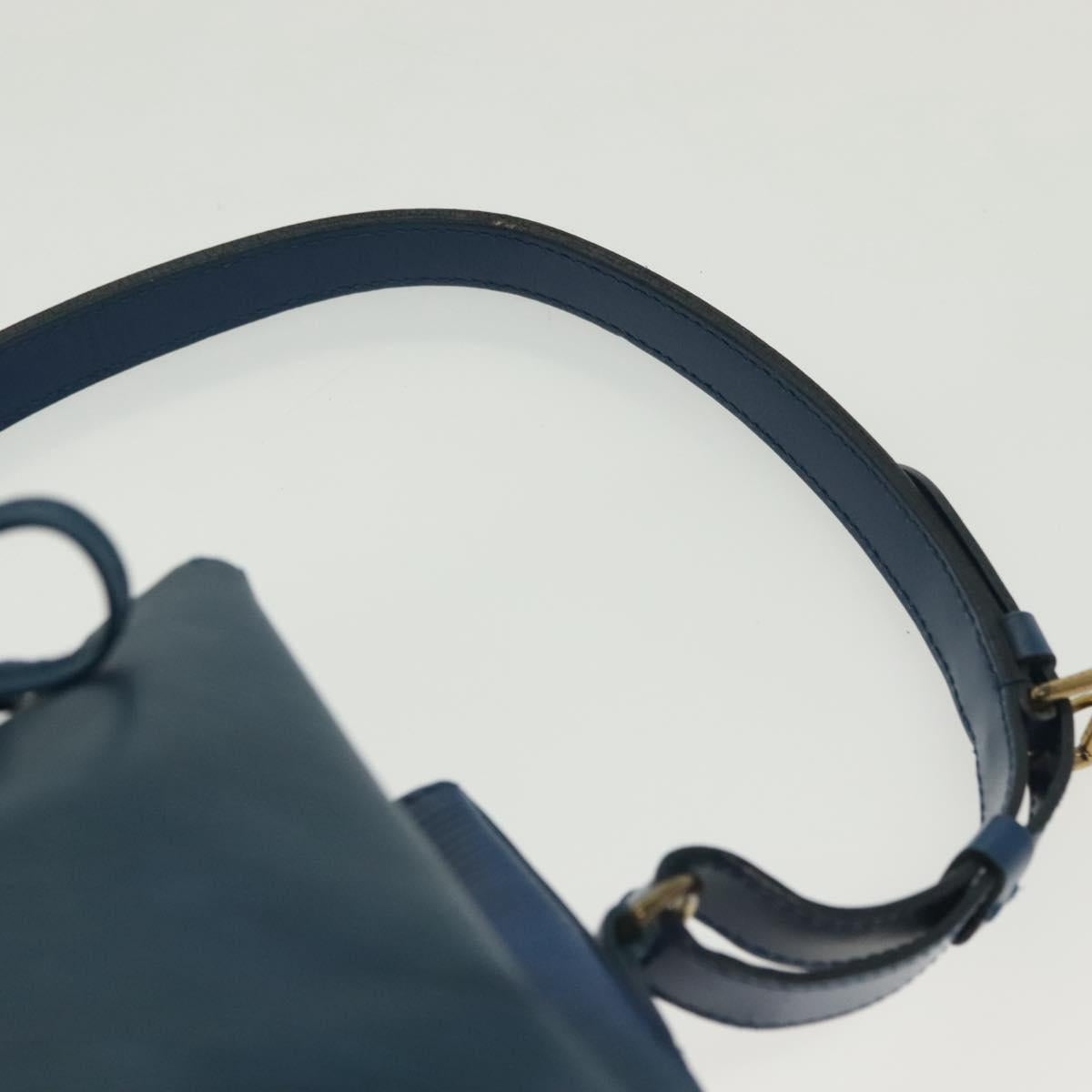 LOUIS VUITTON Epi Petit Noe Shoulder Bag Blue M44105 LV Auth 137358