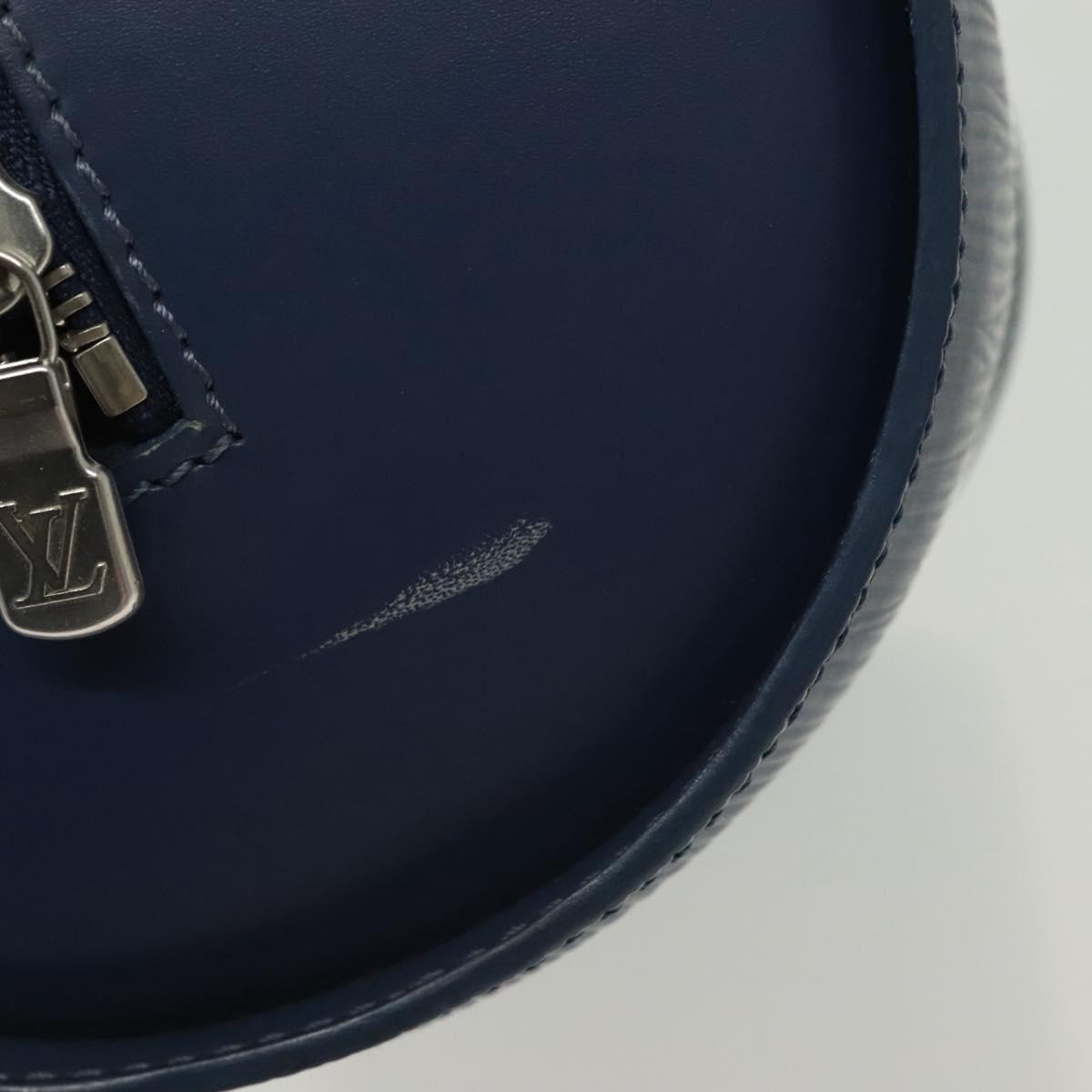 LOUIS VUITTON Epi Soufflot Hand Bag Myrtille M5286G LV Auth 137362