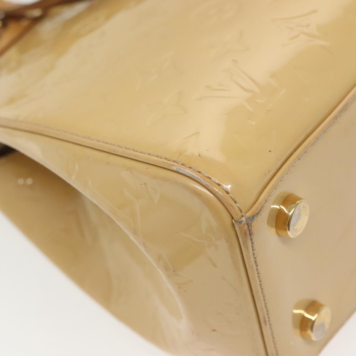 LOUIS VUITTON Vernis Blair MM Hand Bag 2way Rose Angelique M90068 LV Auth 137366