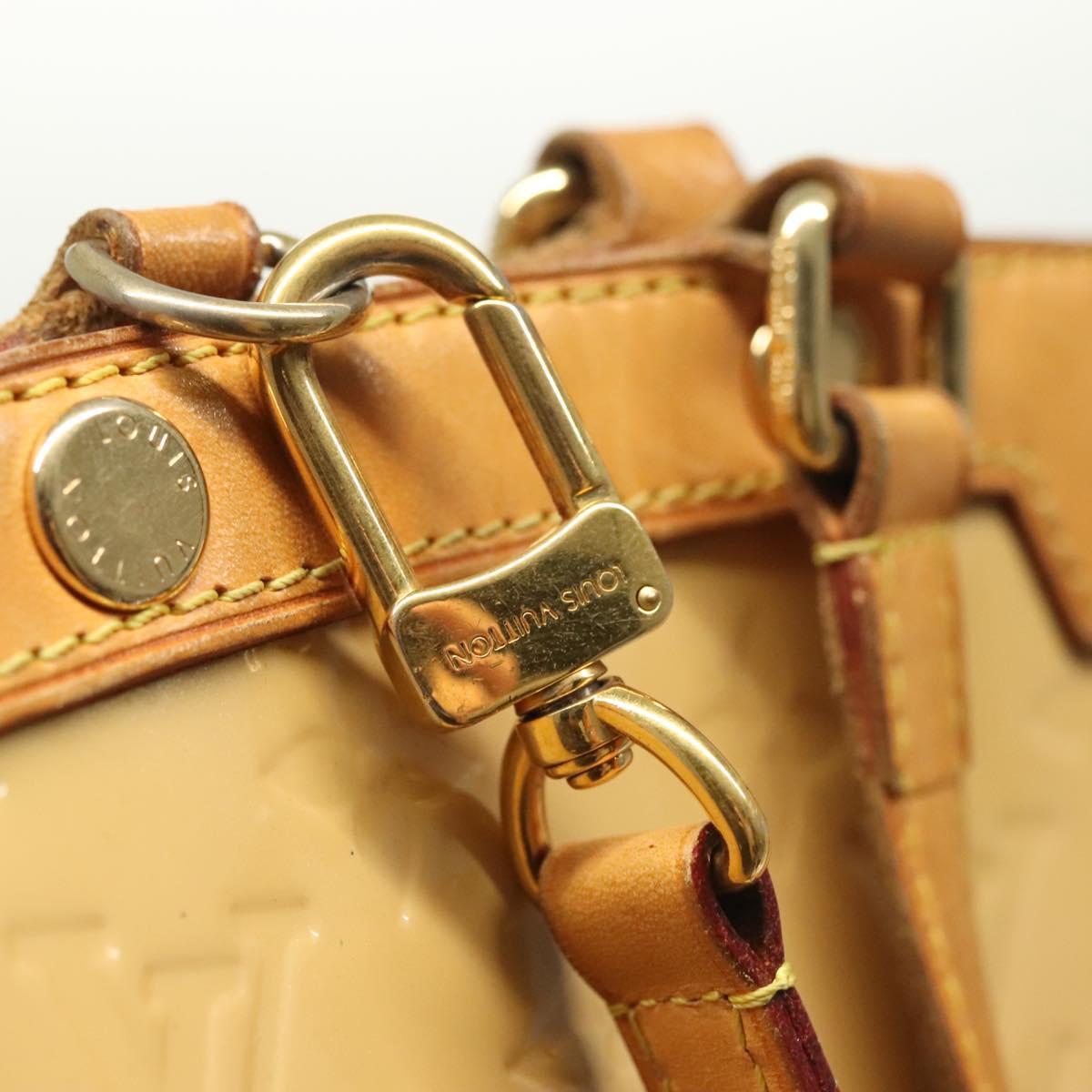 LOUIS VUITTON Vernis Blair MM Hand Bag 2way Rose Angelique M90068 LV Auth 137366