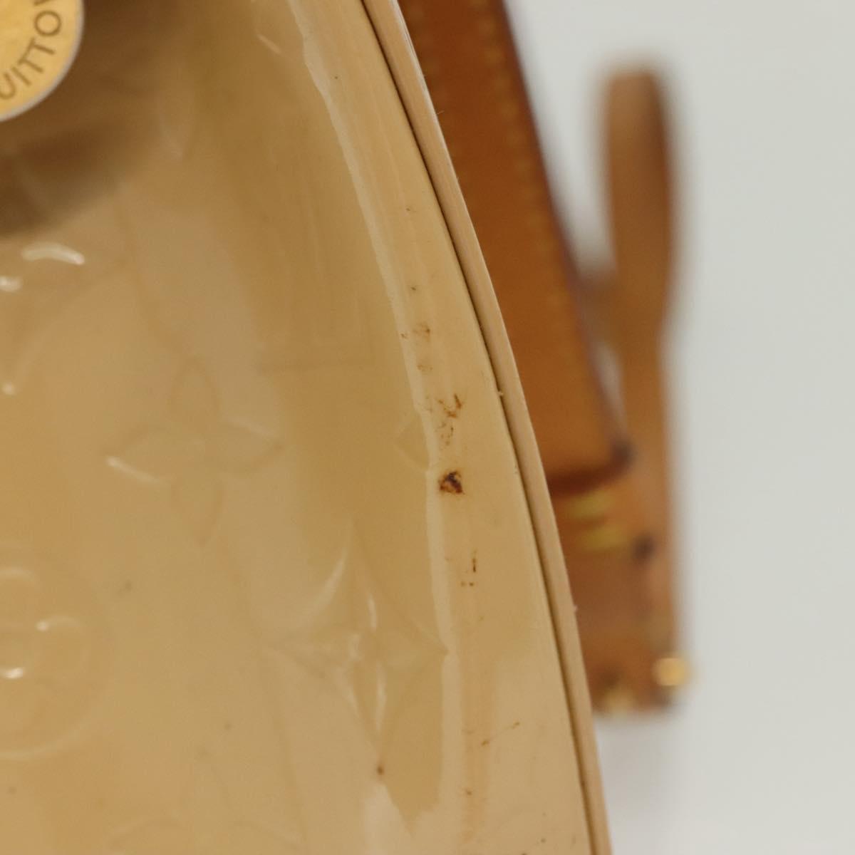 LOUIS VUITTON Vernis Blair MM Hand Bag 2way Rose Angelique M90068 LV Auth 137366