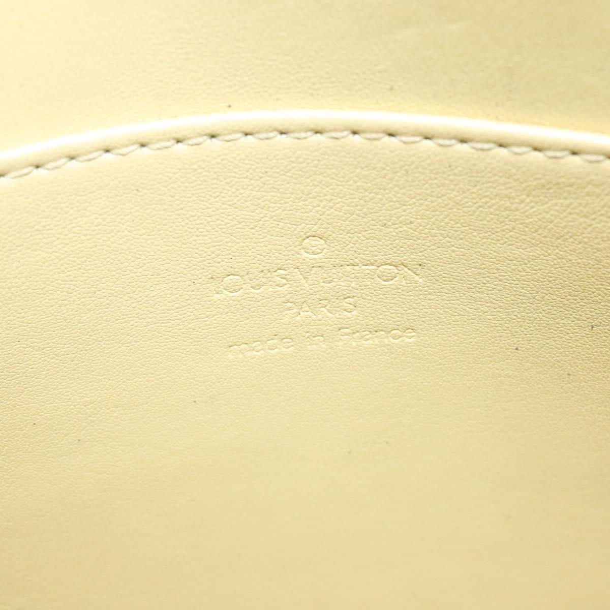 LOUIS VUITTON Monogram Vernis Marley Backpack Yellow M91040 LV Auth 137367