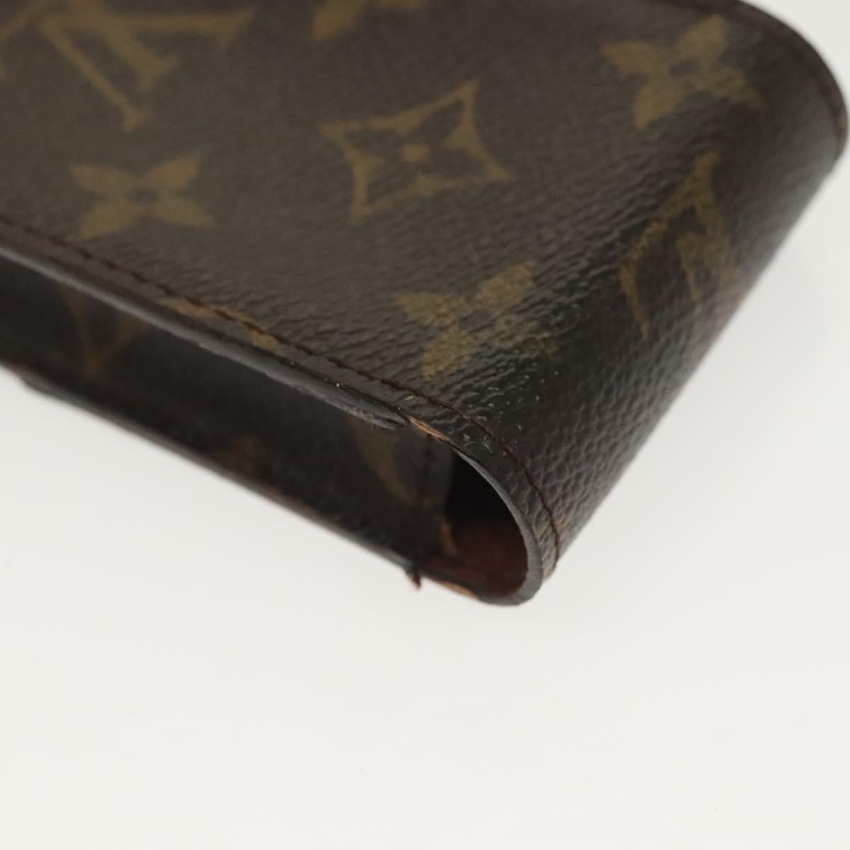 LOUIS VUITTON Monogram Etui Cigarette Case M63024 LV Auth 137379