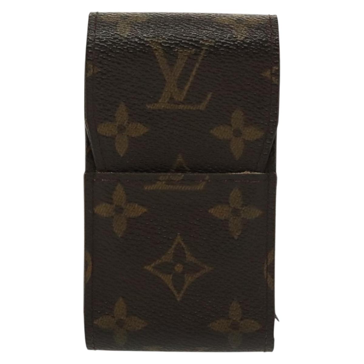 LOUIS VUITTON Monogram Etui Cigarette Case M63024 LV Auth 137379