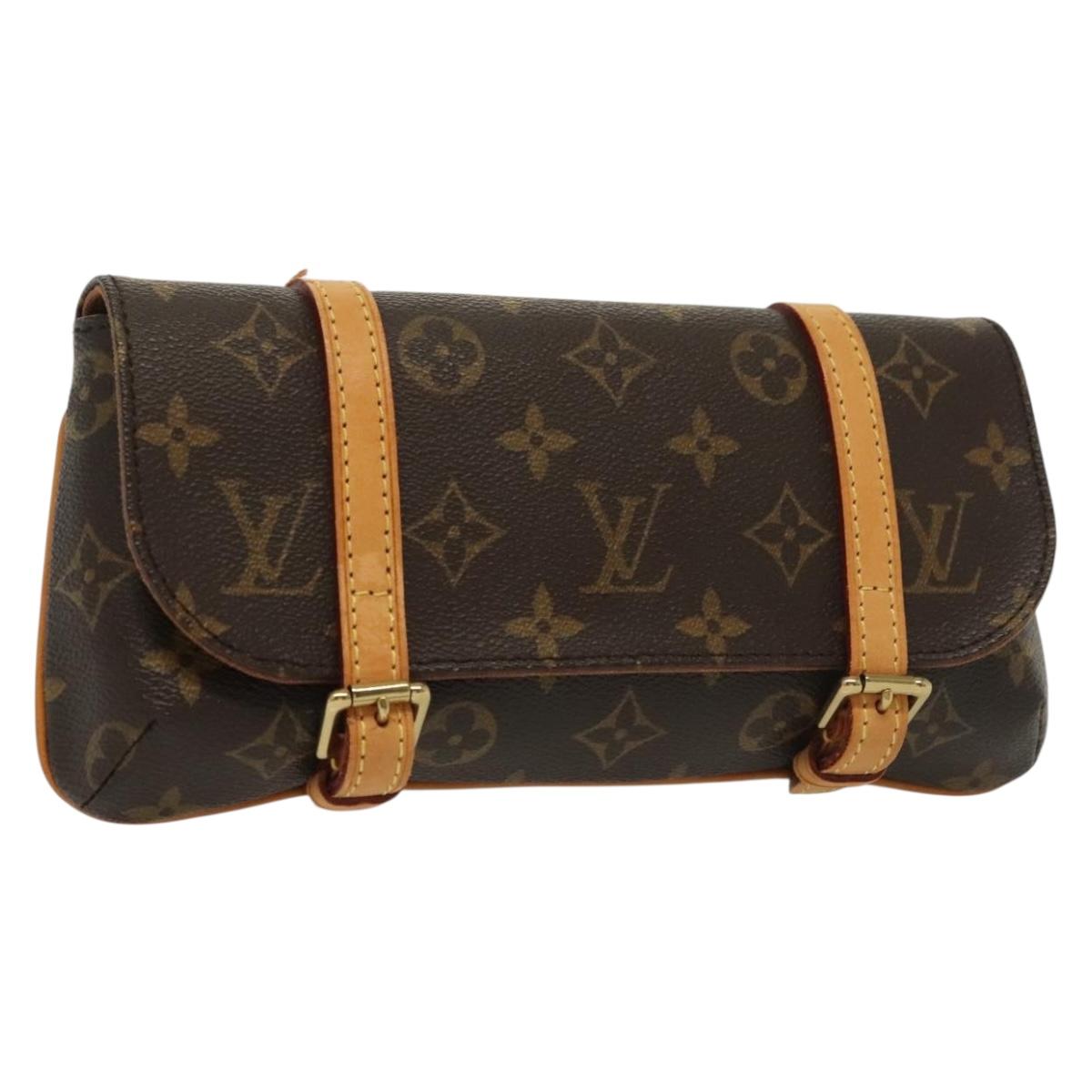 LOUIS VUITTON Monogram Pochette Marrell Waist Bag M51159 LV Auth 137380