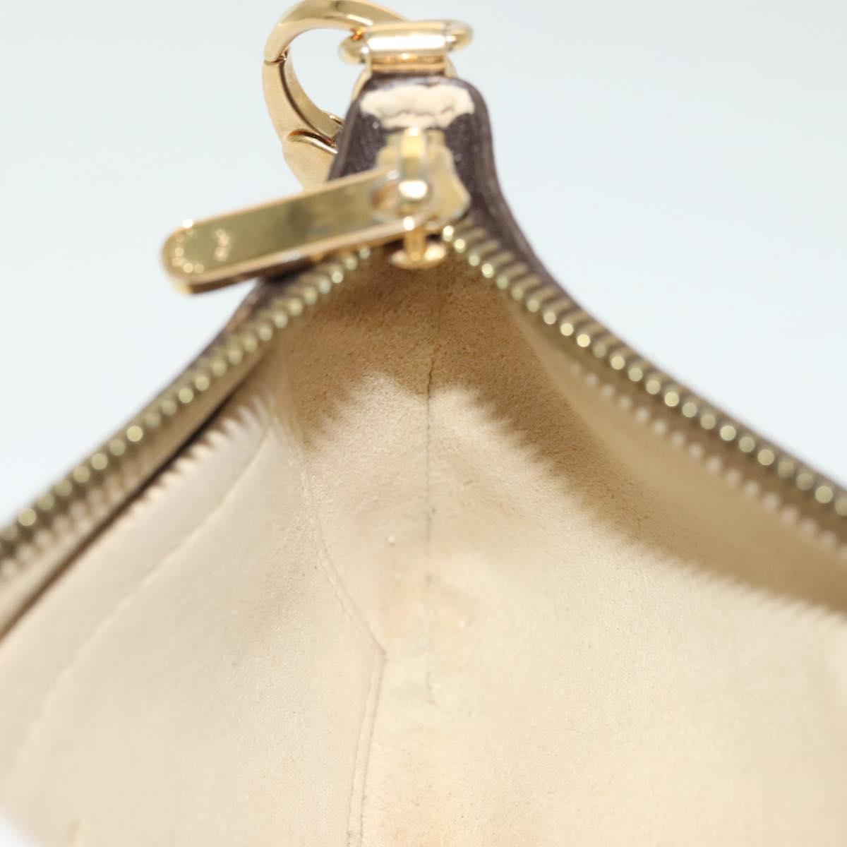 LOUIS VUITTON Monogram Chain Pochette Mila MM Accessory Pouch M60094 Auth 137382