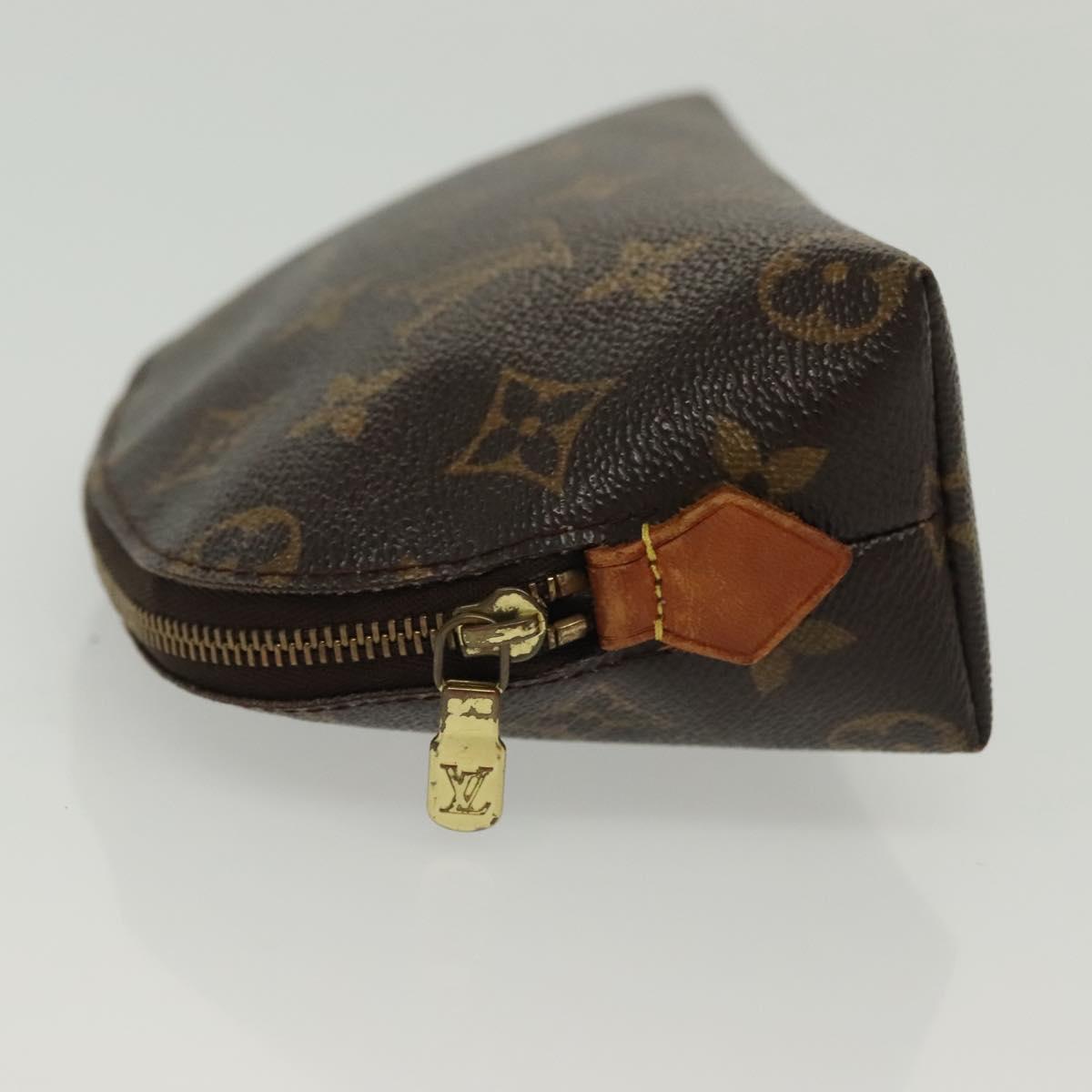 LOUIS VUITTON Monogram Pochette Cosmetic PM Pouch M43998 LV Auth 137385
