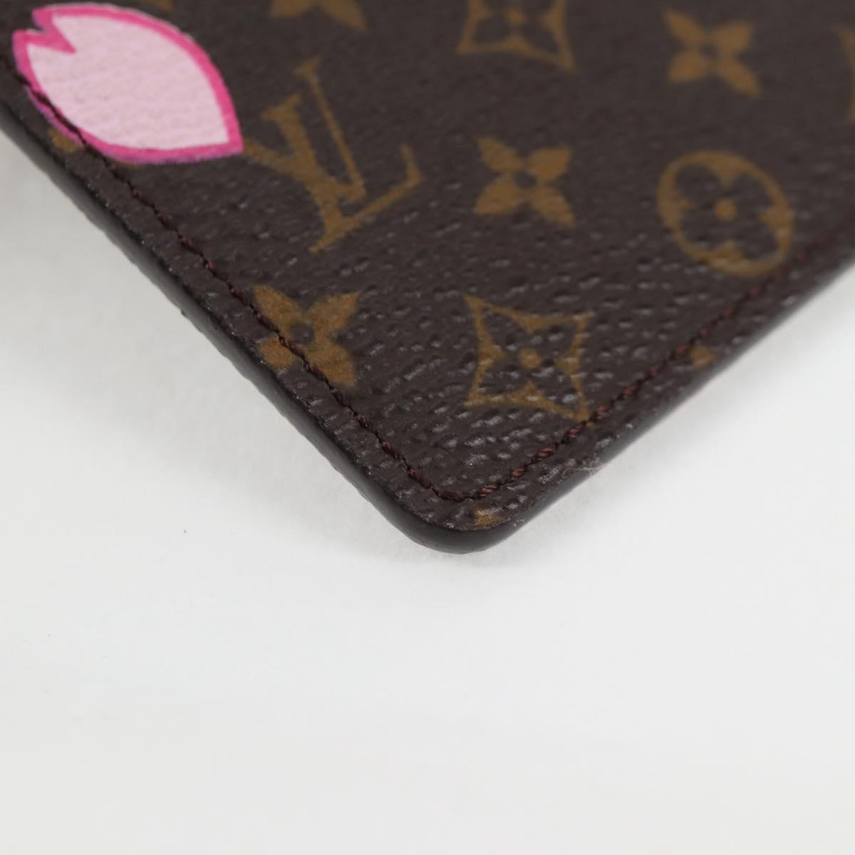 LOUIS VUITTON Monogram Cherry Blossom Etui Miroir Mirror M92018 Auth 137388V