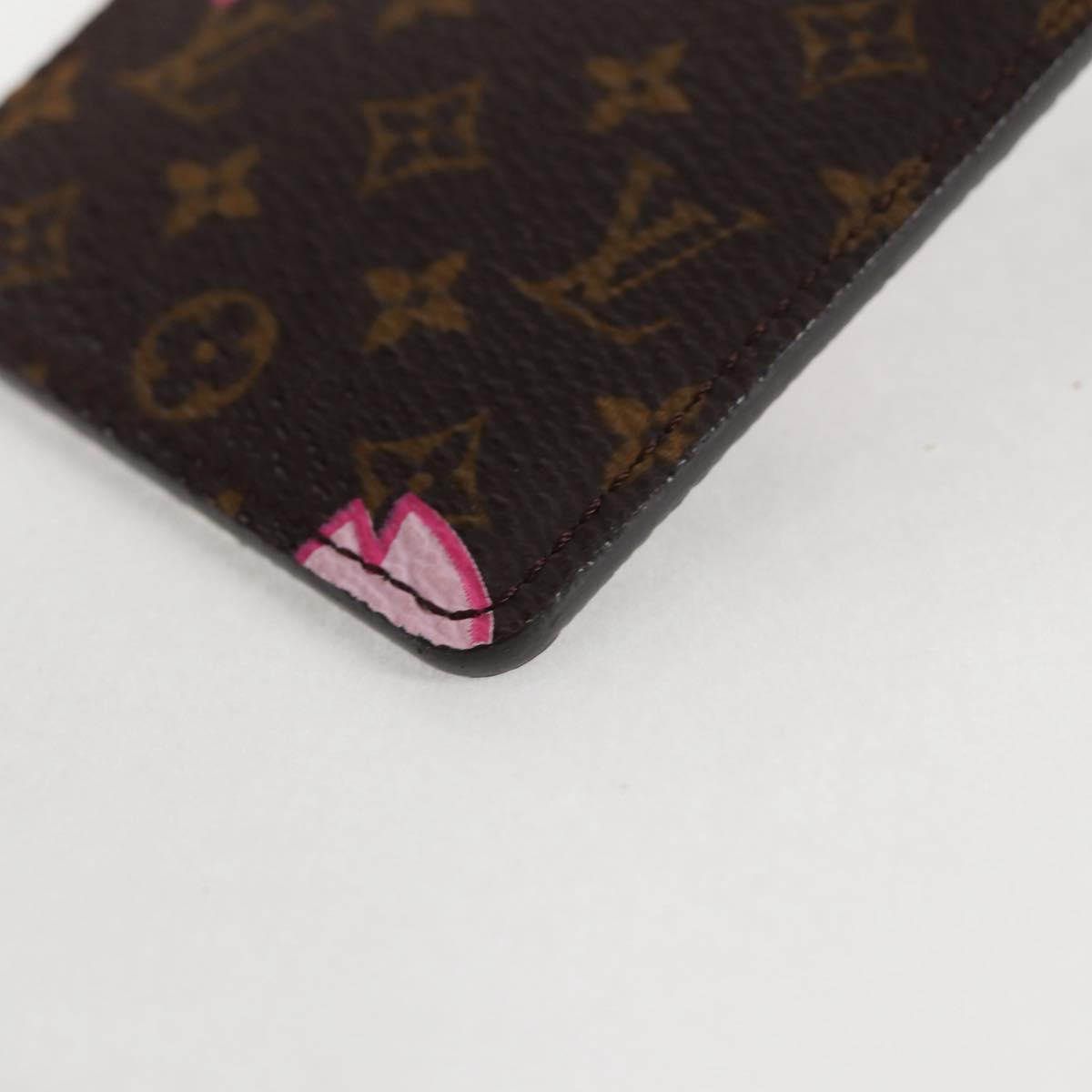 LOUIS VUITTON Monogram Cherry Blossom Etui Miroir Mirror M92018 Auth 137388V