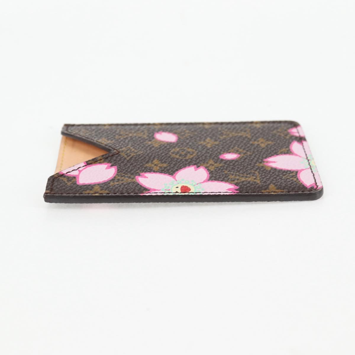 LOUIS VUITTON Monogram Cherry Blossom Etui Miroir Mirror M92018 Auth 137388V