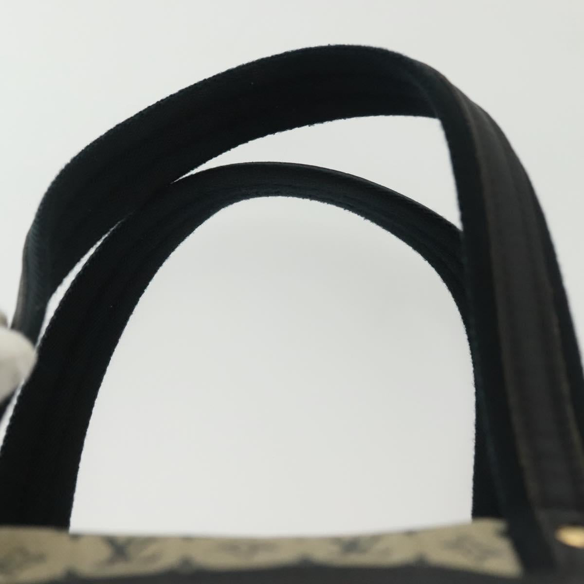 LOUIS VUITTON Monogram Mini Josephine PM Hand Bag Blue M92049 LV Auth 137405
