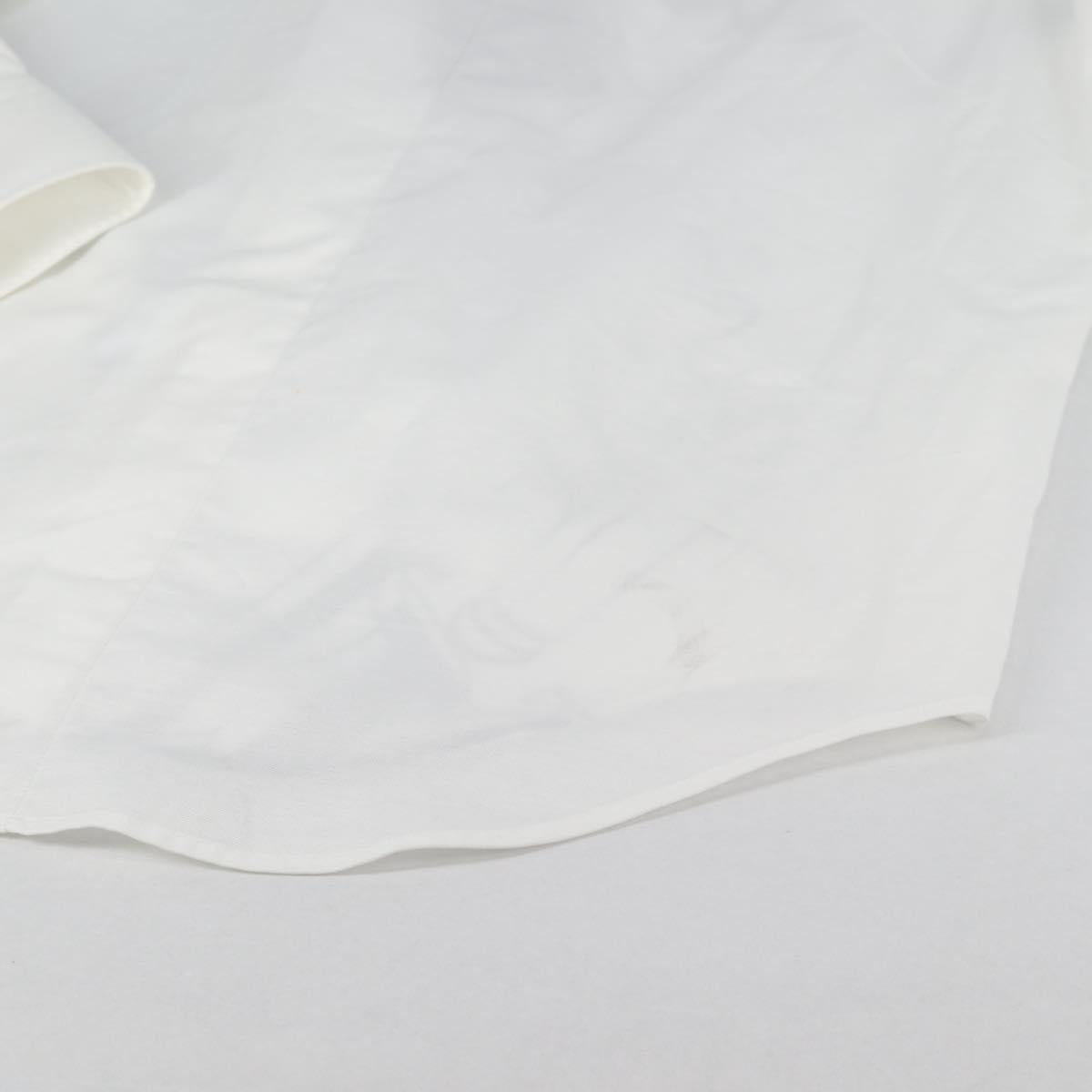LOUIS VUITTON Printed Shirt And Tie Shirt Cotton White LV Auth 137477M