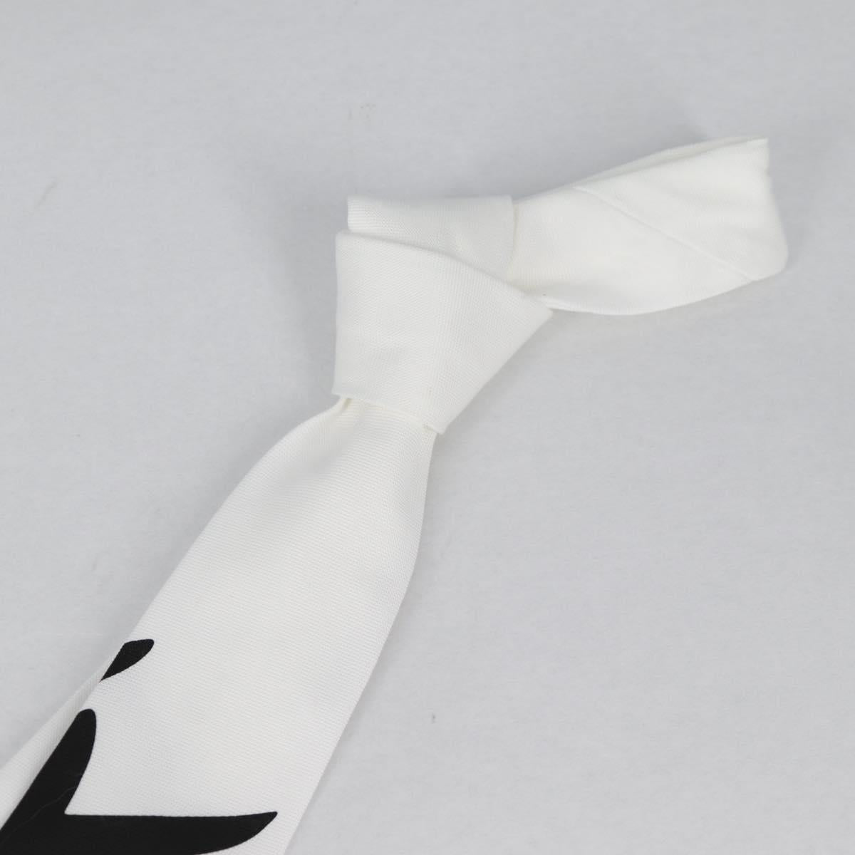 LOUIS VUITTON Printed Shirt And Tie Shirt Cotton White LV Auth 137477M