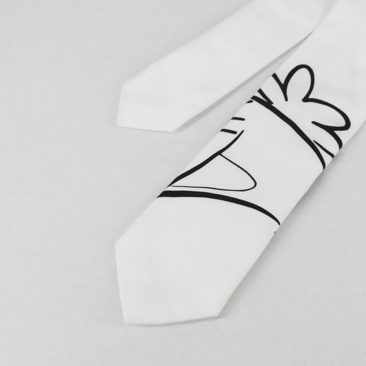 LOUIS VUITTON Printed Shirt And Tie Shirt Cotton White LV Auth 137477M