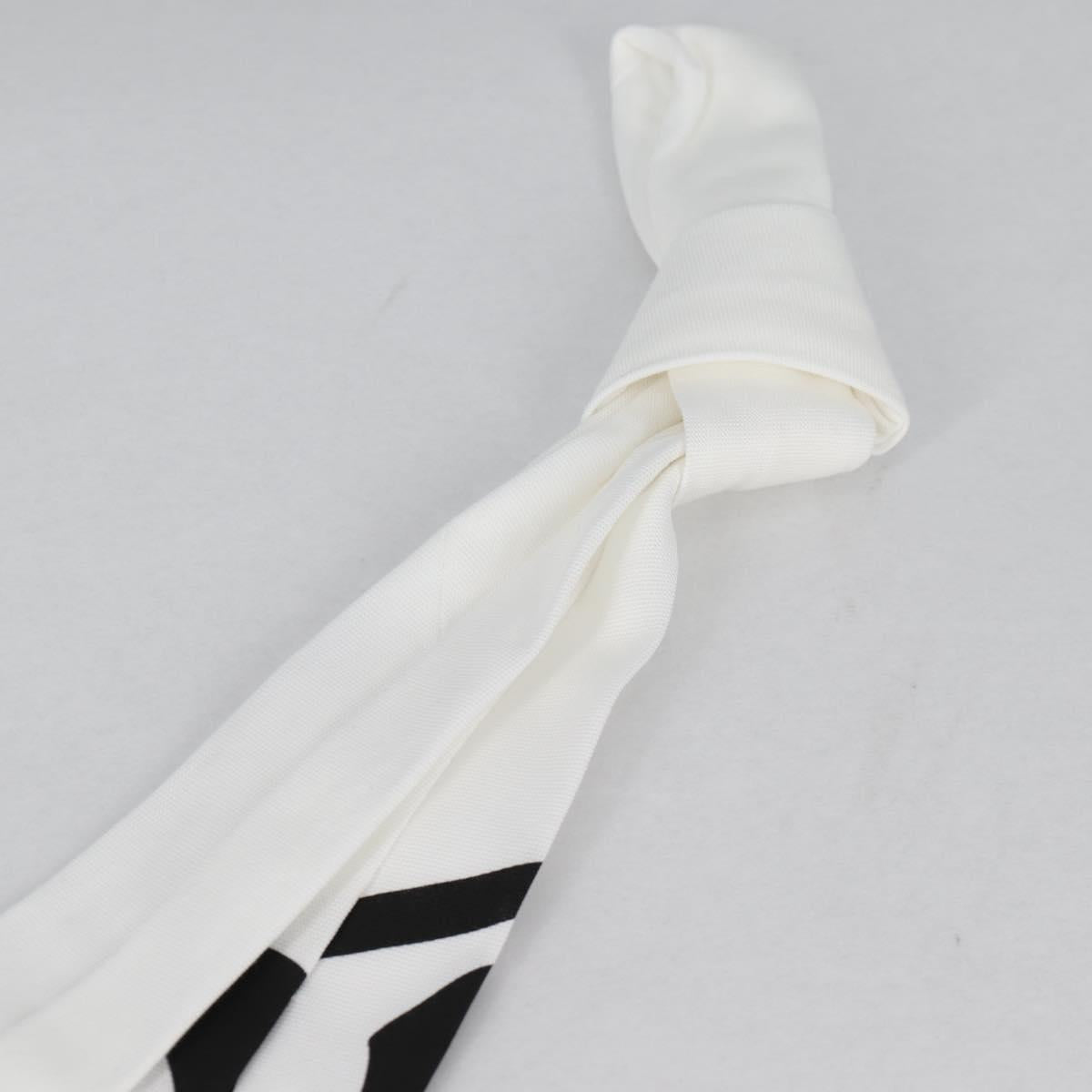 LOUIS VUITTON Printed Shirt And Tie Shirt Cotton White LV Auth 137477M