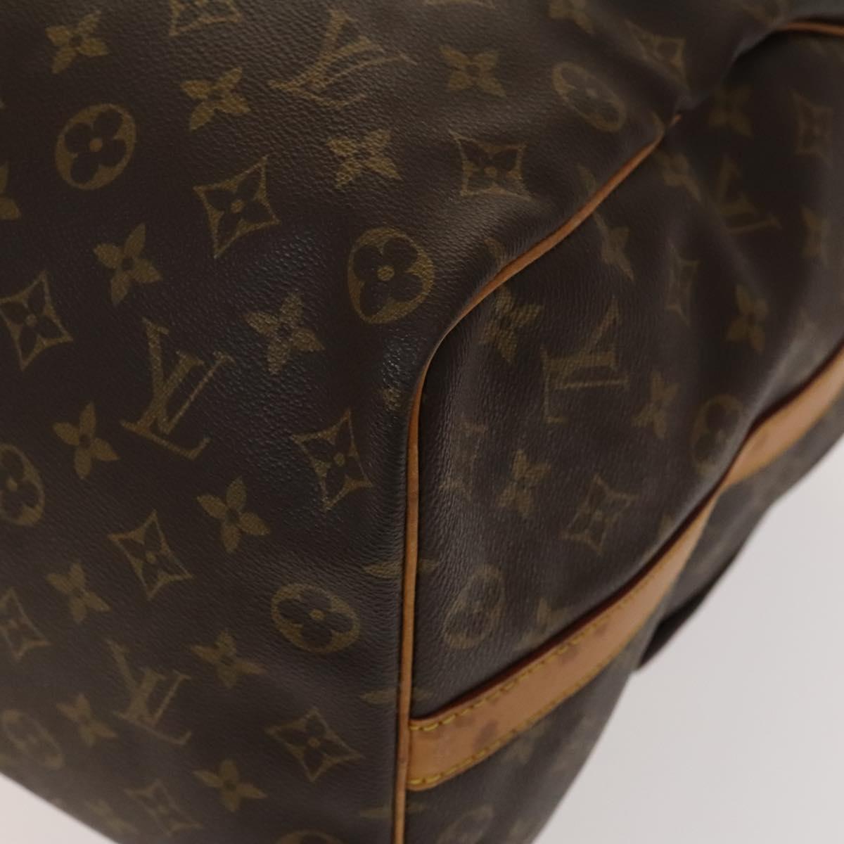 LOUIS VUITTON Monogram Keepall Bandouliere 50 Boston Bag M41416 LV Auth 137509